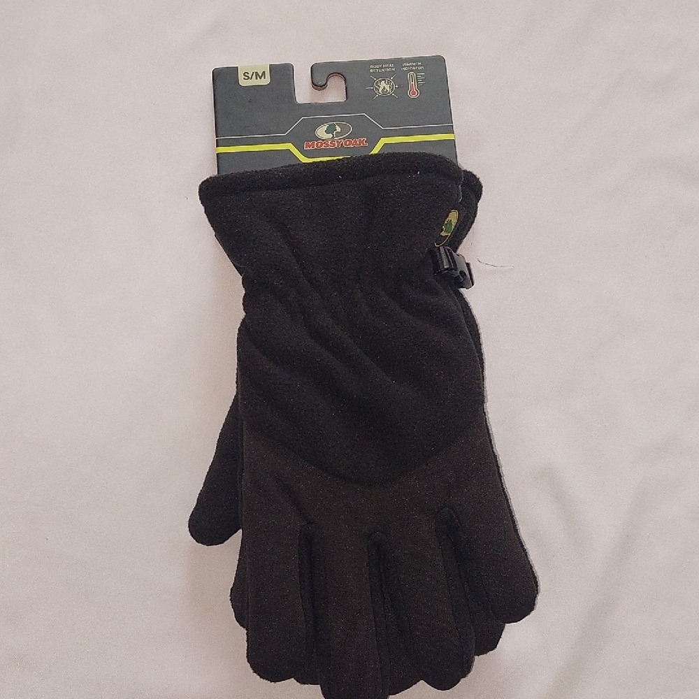 Mossy OAK Black GlovesSize M/L
